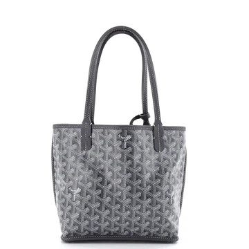Goyard Anjou Reversible Tote Coated Canvas Mini Gray 4055948 | Rebag