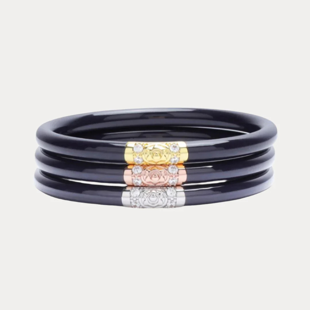 Three Kings All Weather Bangles® (AWB®) - Navy | BuDhaGirl