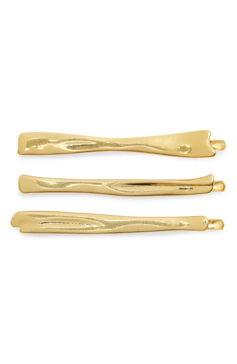 Madewell 3-Pack Crumpled Hair Pins | Nordstrom | Nordstrom