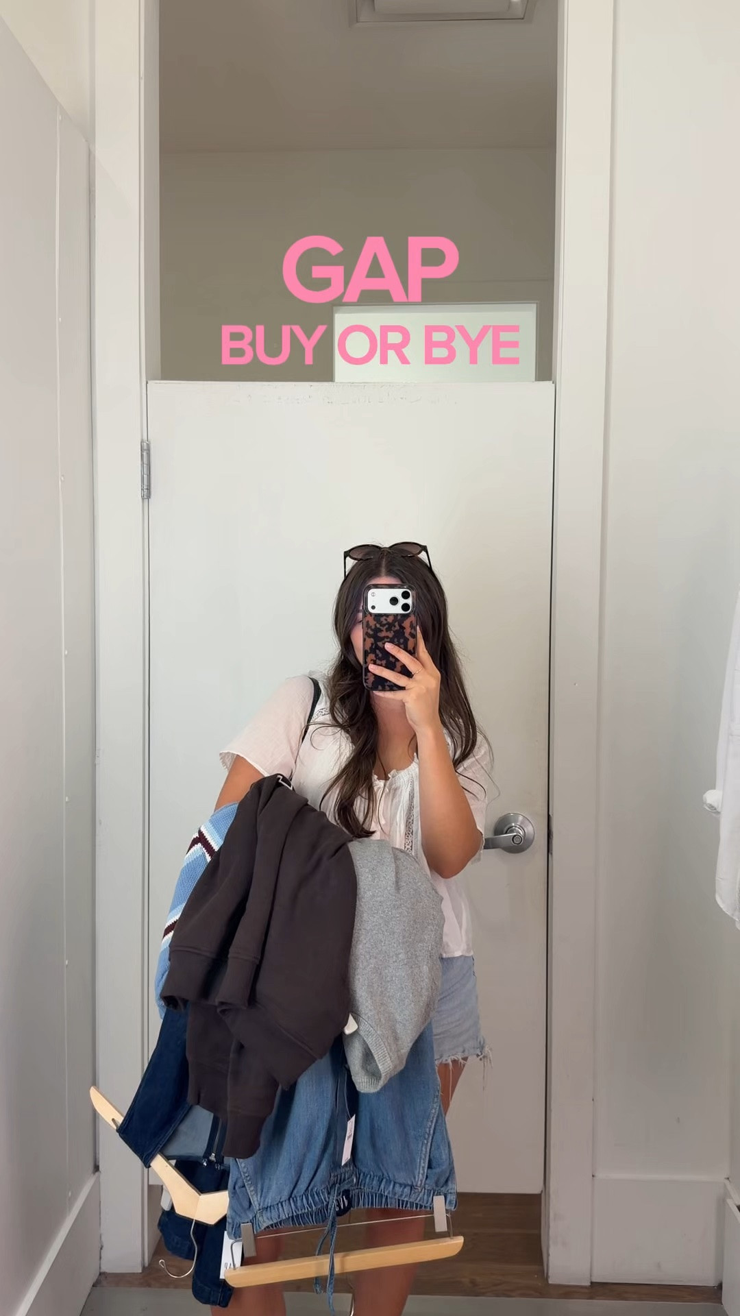GAP buy or bye 🍂🧦 never too early for fall outfits!

Outfit 1: wearing short in a size small (fit great), and skirt in a size small (needed to size down one or two — too big)
Outfit 2: wearing the pink mockneck in a size L/XL (pretty roomy but i liked the oversized fit)
Outfit 3: wearing the brown mockneck in a size S/M (fit perfectly but i like my crewnecks oversized so i bought the size above)
Outfit 4: wearing the teddy bear sweater in a size small (fit perfectly oversized)
Outfit 5: wearing the striped sweater in a size small (perfectly oversized)
Outfit 6: wearing the white sweater in a size small (fit just fine), and overalls in size small (could’ve sized down, fit too loose and not all that flattering)
Outfit 7: wearing the dress in a size small (fit fine, but size down if you’re in between sizes)
Outfit 8: wearing grey cardigan in a size small (perfect fit, classic style)

#fallfashion

#LTKSeasonal #LTKootd #LTKSaleAlert