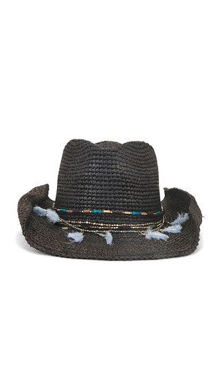 Nikki Beach Morgan Cowboy Hat in Black. | Revolve Clothing (Global)