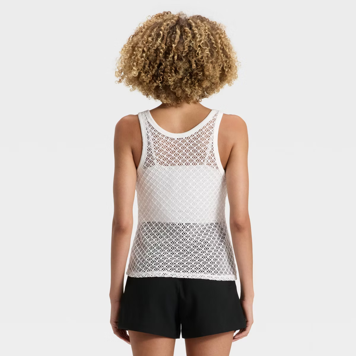 Women's Embellished Crochet Tank Top - A New Day™ | Target
