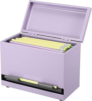 Mifoci Pencil Dispenser Holder for Classroom Pastel Stainless Steel Pencil Holder for up to 200 P... | Amazon (US)