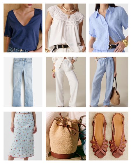 Summer 9 piece capsule countless outfit possibilities. #summercapsule

#LTKOver40 #LTKStyleTip #LTKMidsize