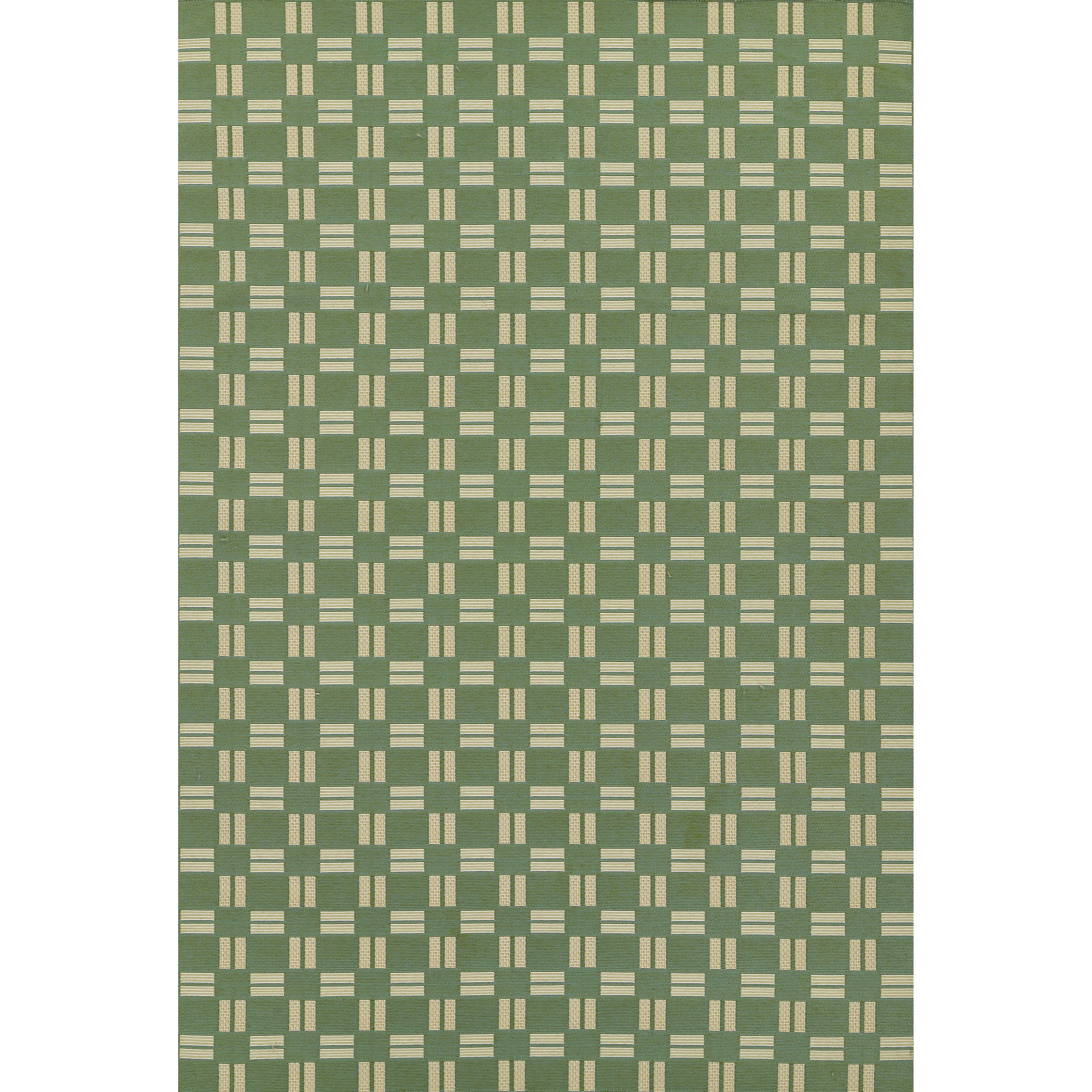 Icon Geometric Indoor Outdoor Green Rug | AllModern