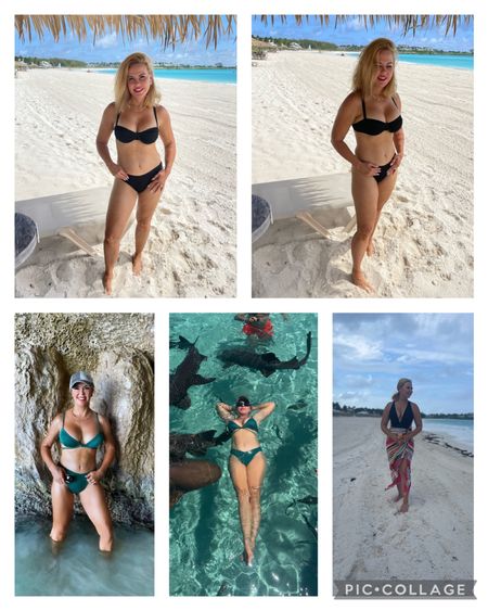Sharing the swimsuits I wore in the Bahamas. They fit great, good material,  and run true to size. I'm a medium in these. 

#LTKSeasonal #LTKtravel #LTKstyletip
