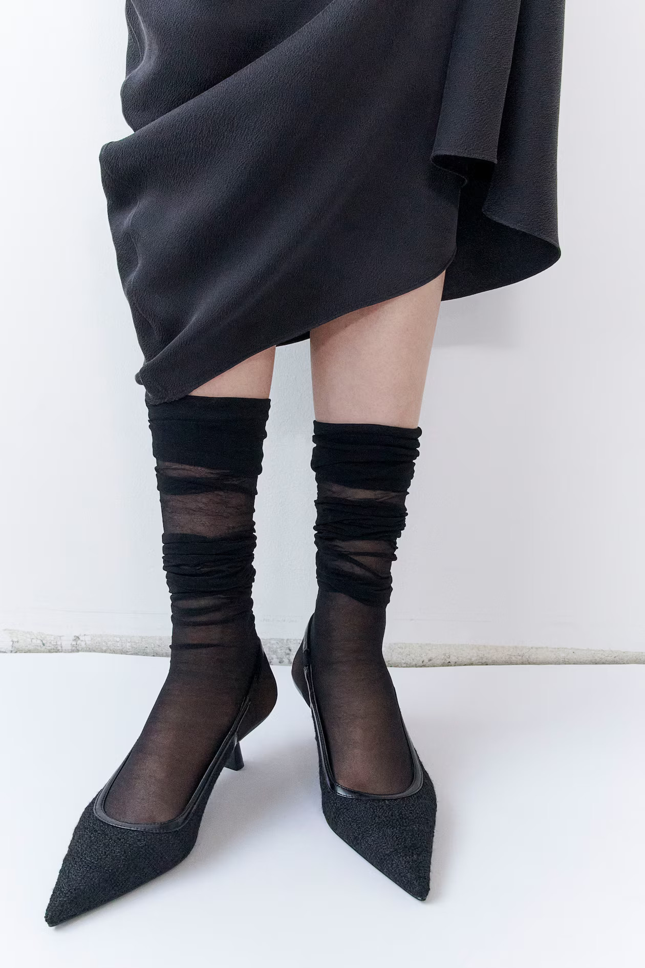 Slingpumps mit Struktur - Schwarz - Ladies | H&M AT | H&M (DE, AT, CH, NL, FI)