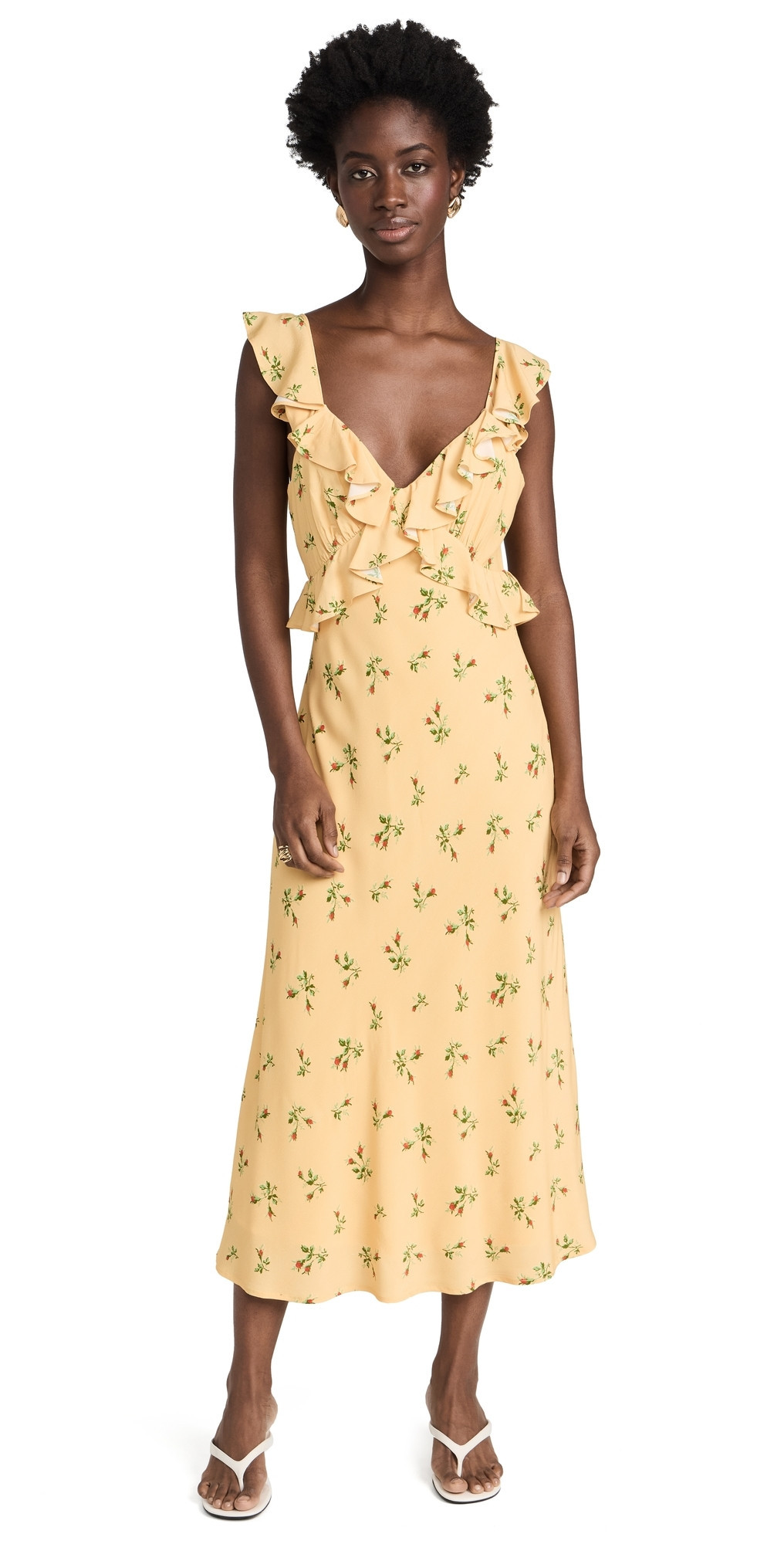 KITRI Rosemary Midi Dress Buttercup Rosebud 14 | Shopbop