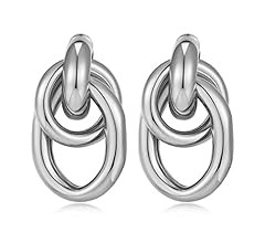 Gold Geometric Drop Dangle Earrings for Women Long Link Dangle Earrings Jewelry Gift | Amazon (US)