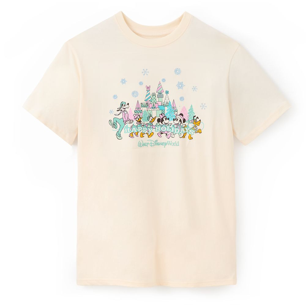 Mickey Mouse and Friends Holiday T-Shirt for Adults – Walt Disney World | Disney Store