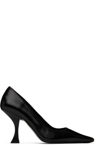 BY FAR - SSENSE Exclusive Black Viva Heels | SSENSE