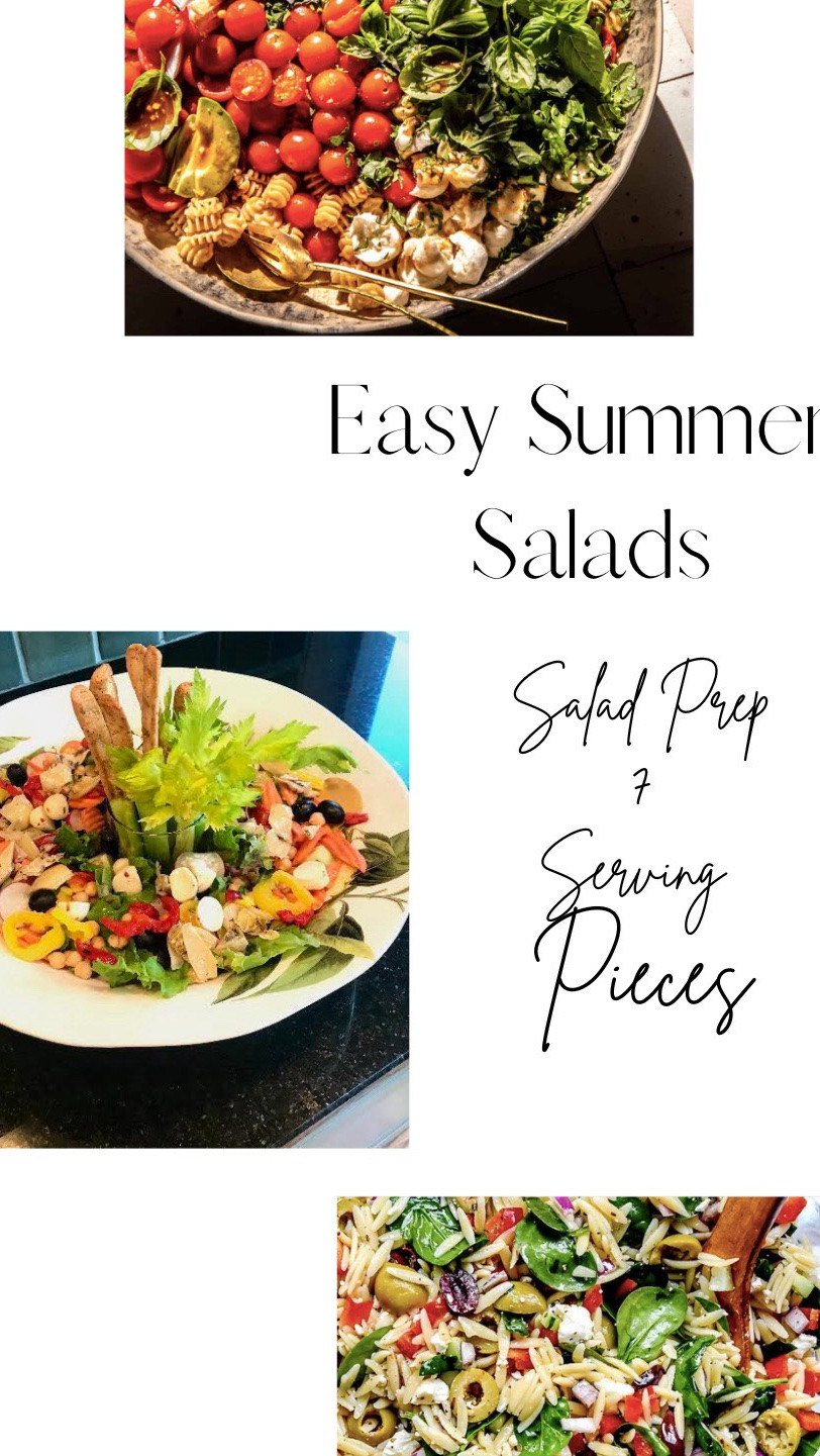 It’s not that we don’t like to cook. On warm summer days there’s no reason dinner needs to be complicated. Have a few great salad recipes on hand and the correct salad prep items and serving pieces, and you’re good to go

￼

#LTKfoodie #LTKHome #LTKSeasonal