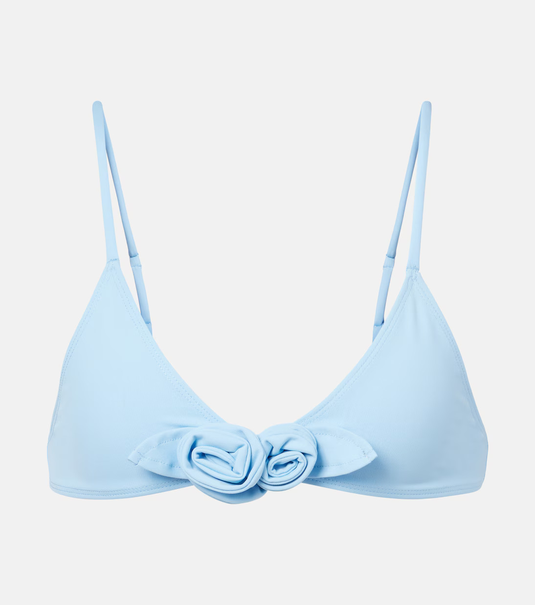 Floral-appliqué bikini top | Mytheresa (US/CA)