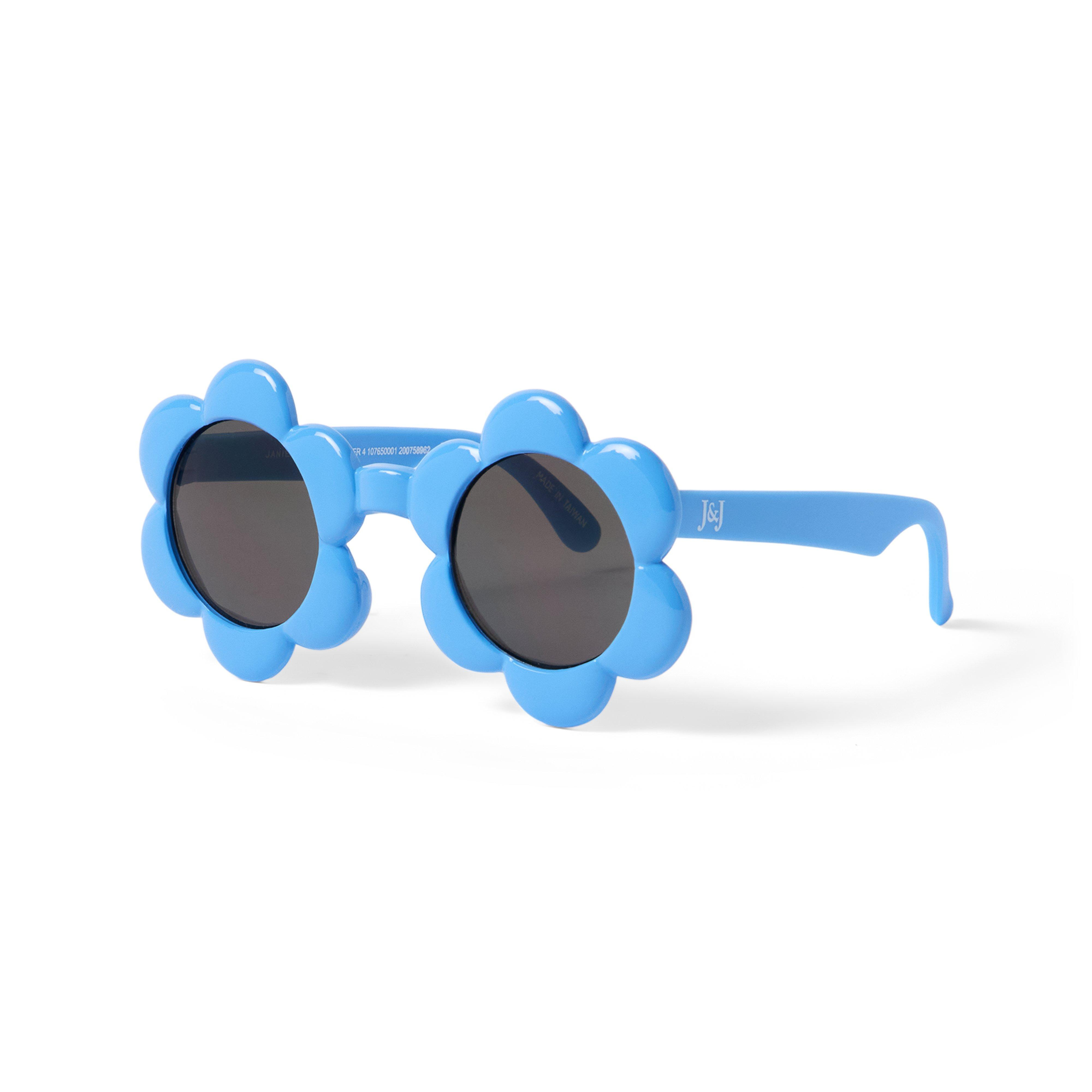Janie and Jack | Baby Flower Sunglasses - Blue / 0/2 yrs | Janie and Jack