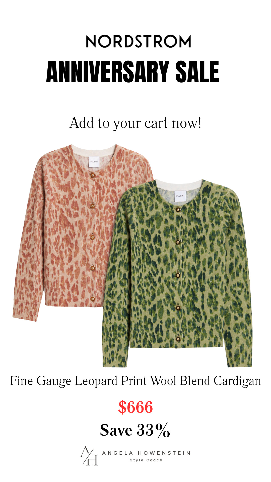 If you've been eyeing a luxury cardigan, the Nordstrom Anniversary Sale is the time to buy. This fine gauge wool blend leopard print cardigan is a timeless statement piece that's easy to dress up or down, and it's an incredible 33% off while the sale lasts.

👩‍💻 LTK PRO TIPS
❤️ Heart = Support my posts ;-)
🔖 Save = Get sale & restock alerts for the things you love!
📋 Lists = Keep favorites organized (List ideas: Christmas, Birthdays, and Vacations!)
📲 Share = Send lists and products to a friend (or your daughters like me).
💬 Comment = Ask me anything, and I'll answer. ;-) 

 #LTKootd #LTKOver40 #LTKSaleAlert