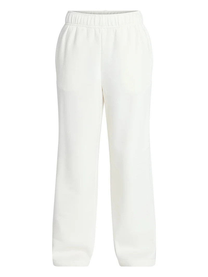 No Boundaries Soft Fleece Wide Leg Pants, 30\u201d Inseam, 1 or 2-Pack, Women\u2019s XXS-4X | Walmart (US)