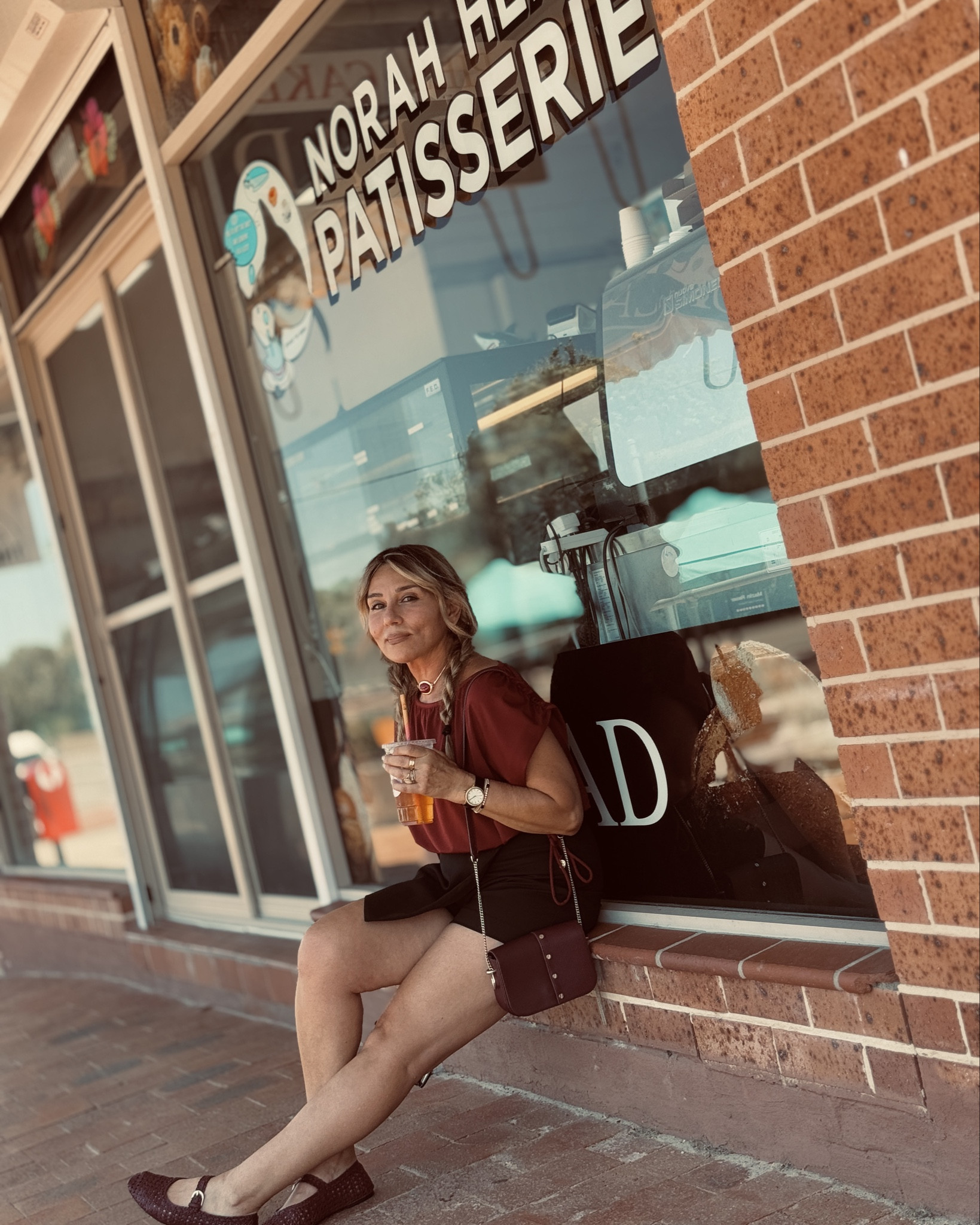 Who says Burgundy is strictly a winter colour?

#LTKootd #LTKOver40 #LTKPetite