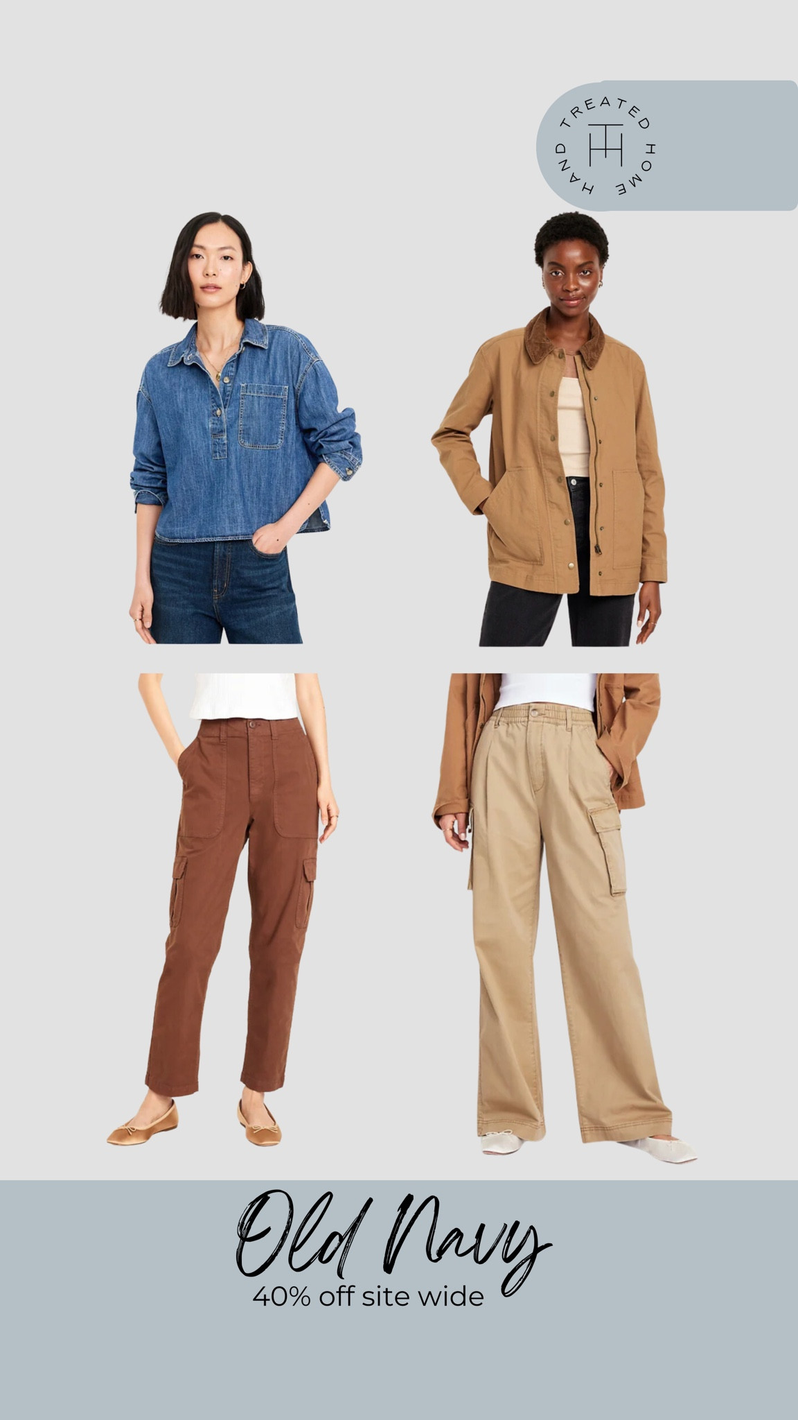 Old Navy is having a huge 40% off site wide sale! Such a good time to grab a few new fall trends like these cargo trousers or this barn jacket. This is what I’m ordered and I’ll share when it arrives!

Old navy sale, old navy outfits, affordable style, casual style, millennial outfits, fall outfit ideas 

#LTKFindsUnder50 #LTKFindsUnder100