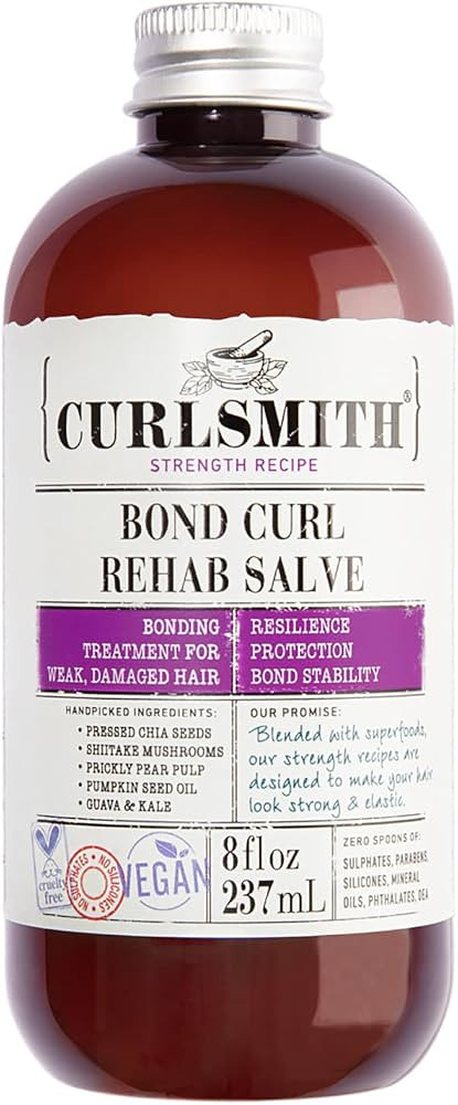 CURLSMITH - Bond Curl Rehab Salve, Bond Building Strength Tratamiento para cabello débil y daña... | Amazon (US)