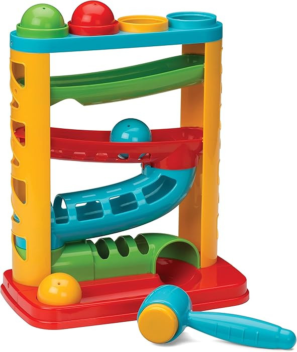 Infantino Bop & Drop Ball Tower - STEAM Educational Play, Hand-Eye Coordination Skills, and Cause... | Amazon (US)
