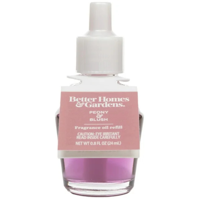 Better Homes & Gardens Aroma Accents Oil Refill 24 mL, Peony & Blush - Walmart.com | Walmart (US)