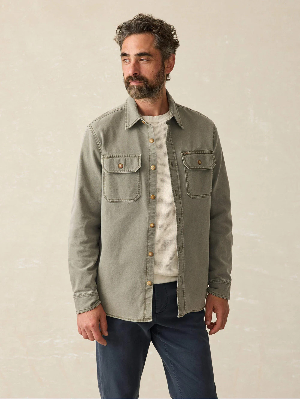 High Standard Canvas CPO - Aspen Olive | Faherty
