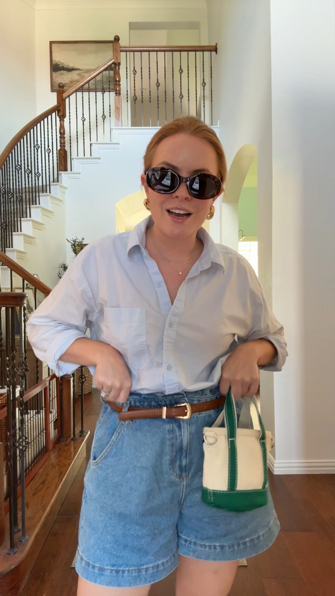 The best shorts from Zara! Gives that 90s mom feel that I love😍 I size up in all my denim shorts so they aren’t tight but these are true to size!

#LTKmomlife #LTKootd #LTKvlog