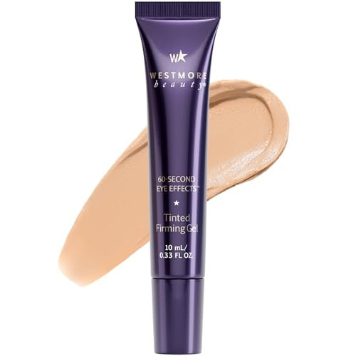 Westmore Beauty 60 Second Eye Effects Tinted Firming Gel - Instant Tightening Serum, Under-Eye Cream for Puffiness and Bags - Light to Medium, 0.33 Fl Oz (10 mL) | Amazon (US)