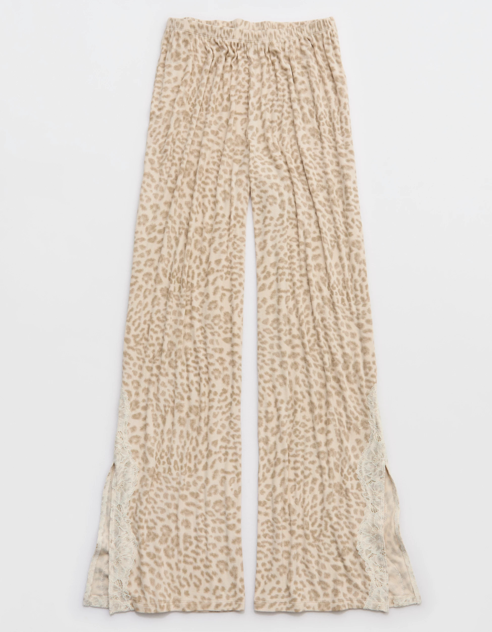 OVERSLEPT by Aerie Real Soft\u00ae Ribbed Trouser PJ | Aerie