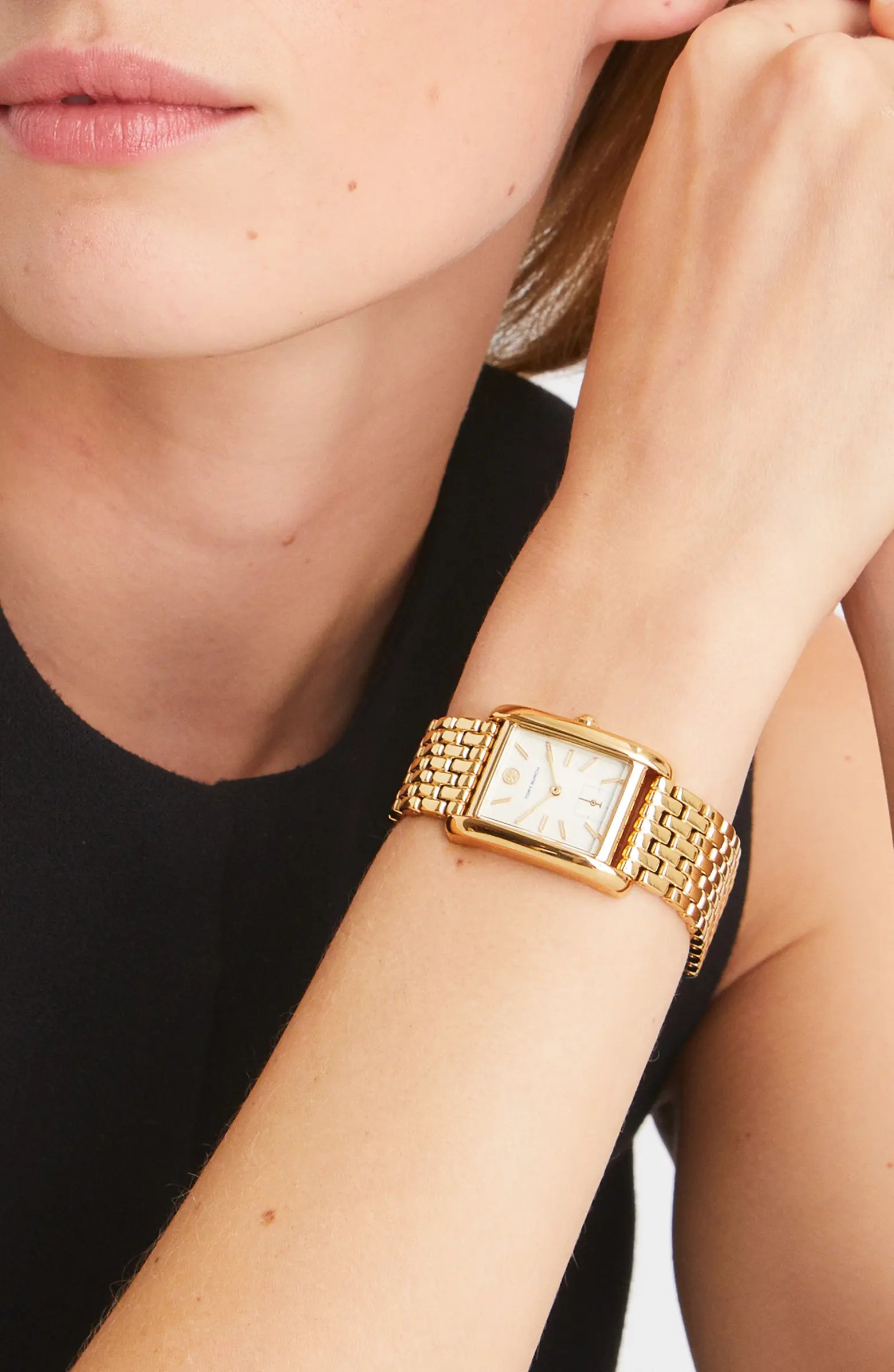 Eleanor Stainless Steel Bracelet Watch, 25mm x 34mm | Nordstrom