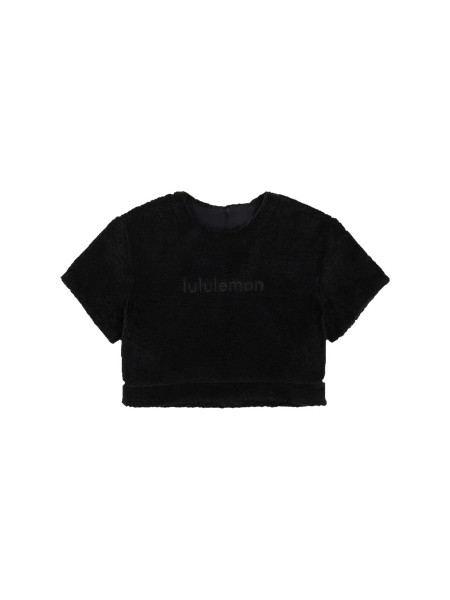 Textured Fleece Embroidered Logo T-Shirt | lululemon (CA)