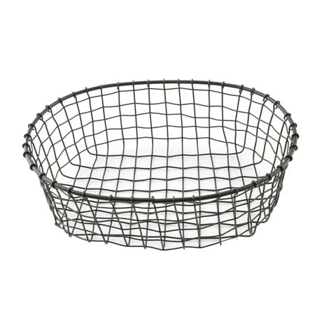 Oval Black Wire Basket | Walmart (US)