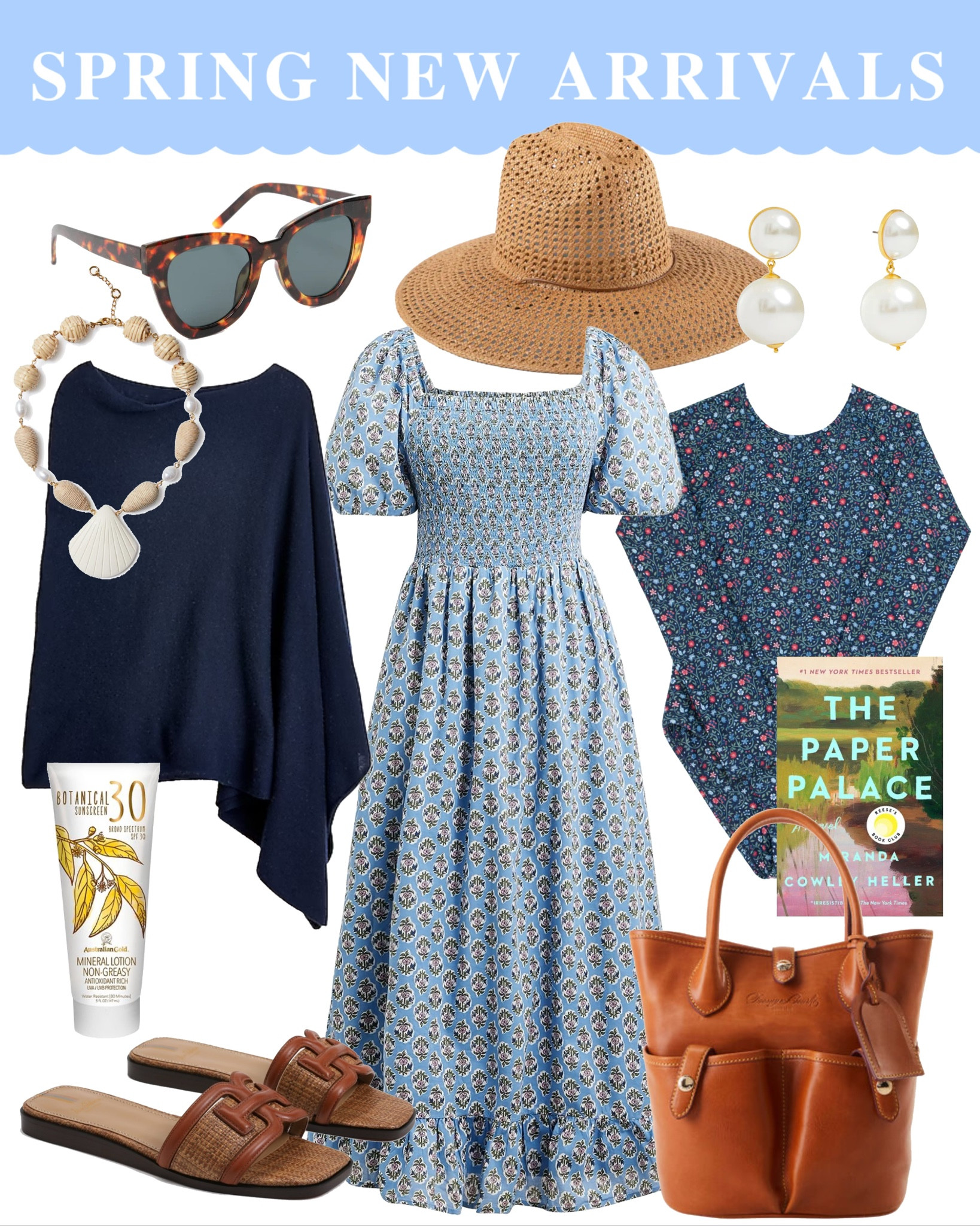 Spring new arrivals🐚💙

#LTKtravel #LTKswim #LTKitbag