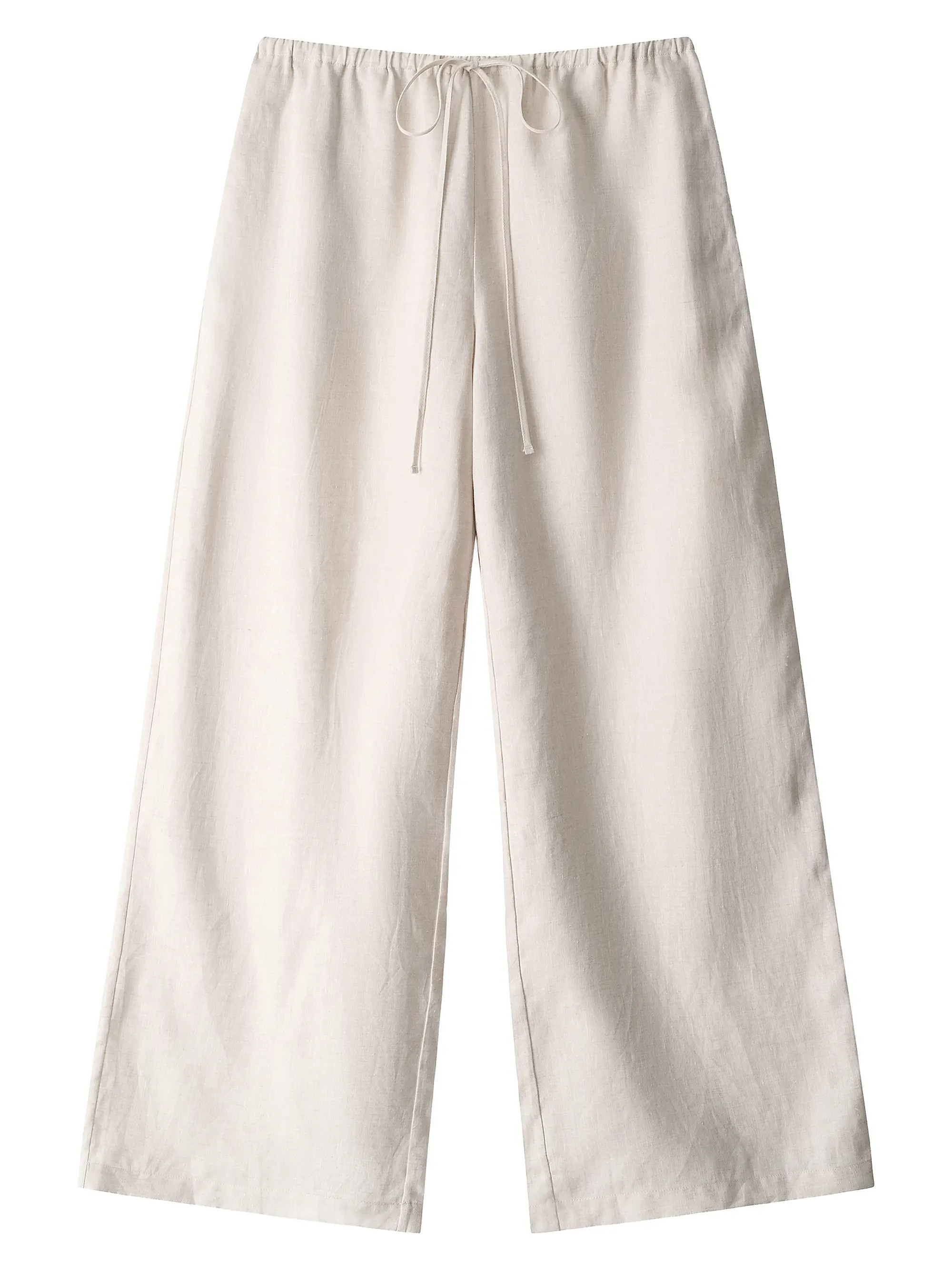 Mateo Linen Wide-Leg Drawstring Pants | Saks Fifth Avenue