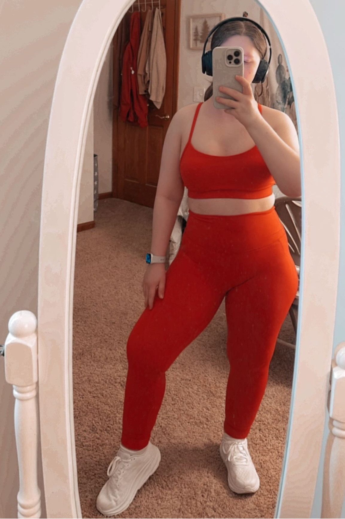 Fav new red workout set ❤️

#LTKfitness #LTKActive #LTKfindsunder100