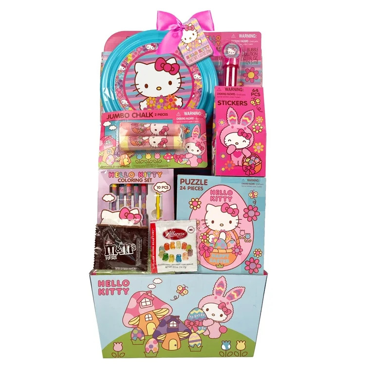 Hello Kitty Deluxe Easter Basket Gift Set | Walmart (US)