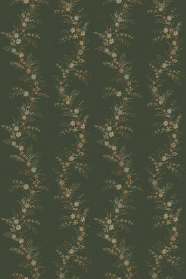 Chris Loves Julia Posy Spruce Floral Peel-and Stick Wallpaper | Anthropologie (US)