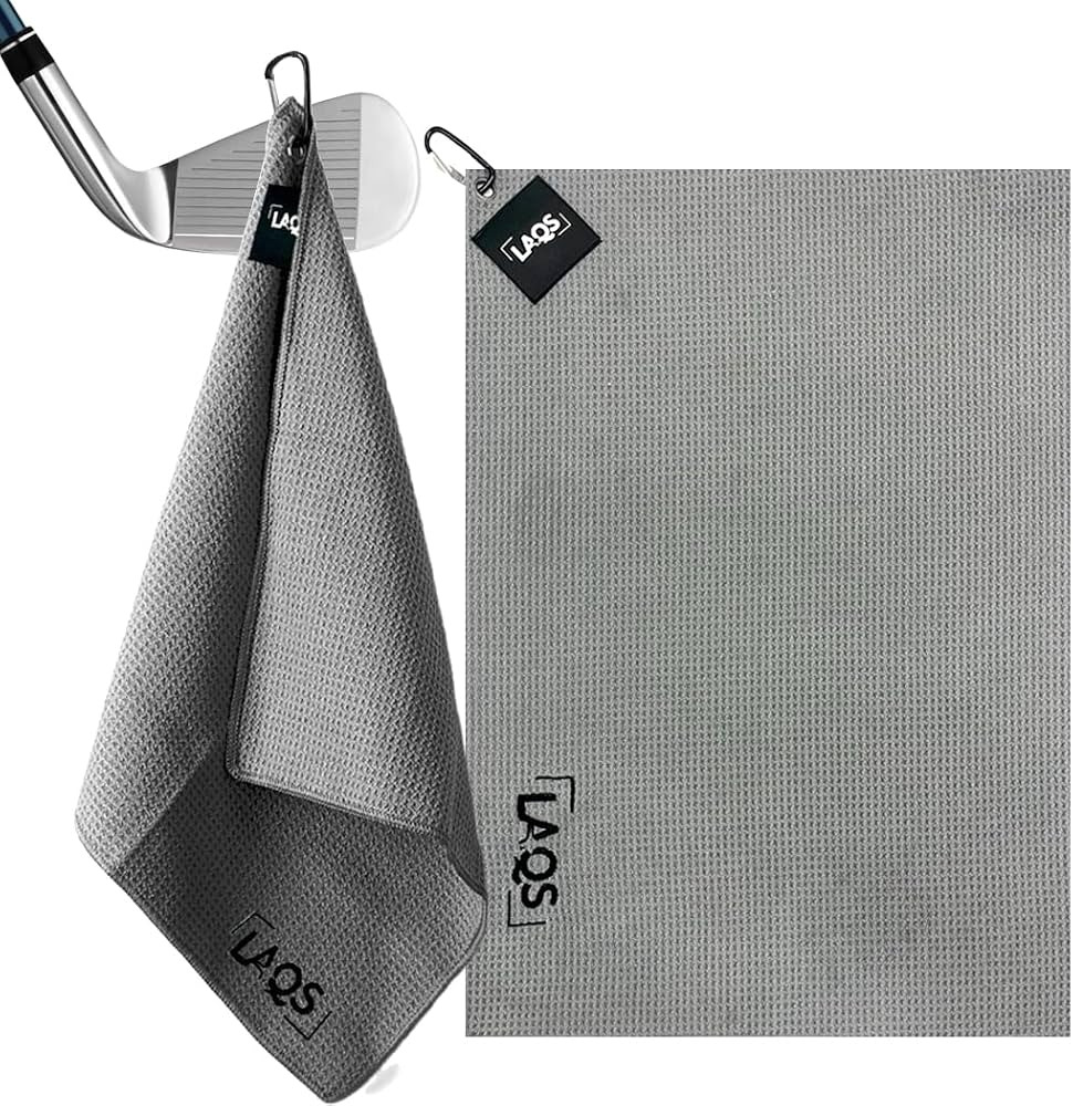 Golf Magnetic Towel, Magnetic Towel with Hook, Magnetic Golf Towel with Microfiber Waffle Design,... | Amazon (US)