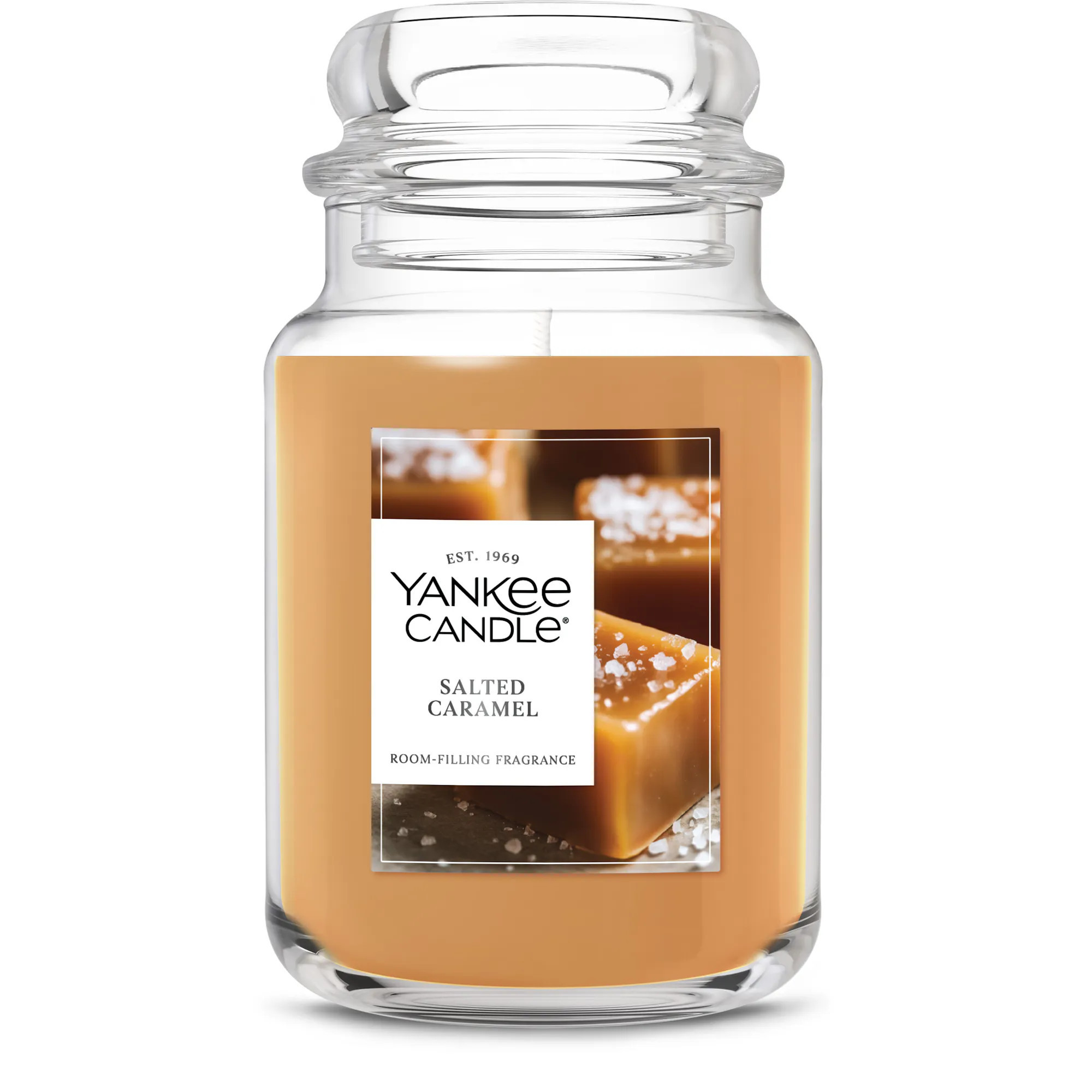 Salted Caramel Original Large Jar Candles, 22 oz | Yankee Candle