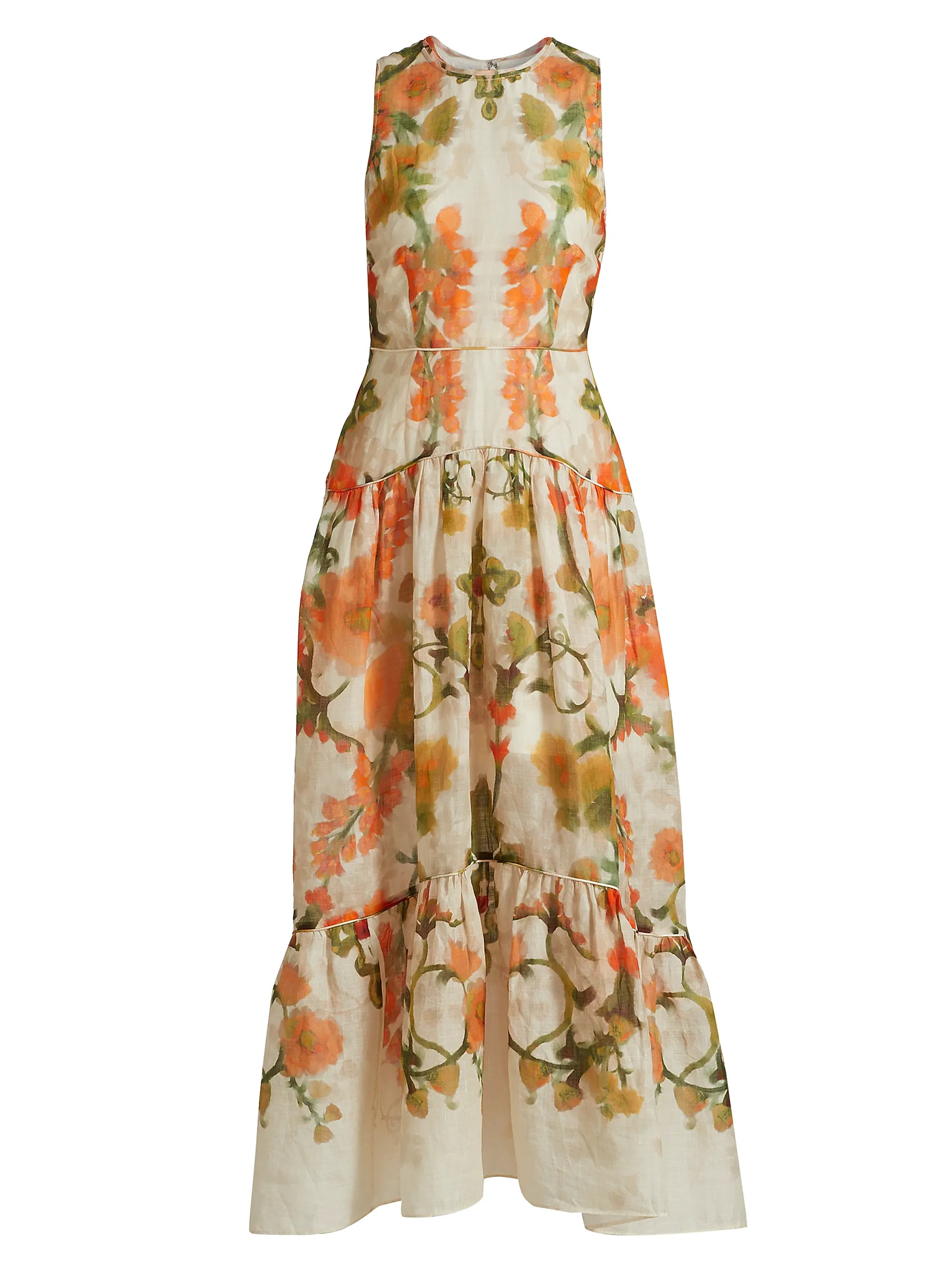 Floral Sleeveless Maxi Dress | Saks Fifth Avenue