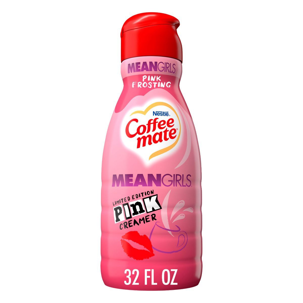 Coffee mate Mean Girls Pink Frosting Coffee Creamer - 32oz | Target