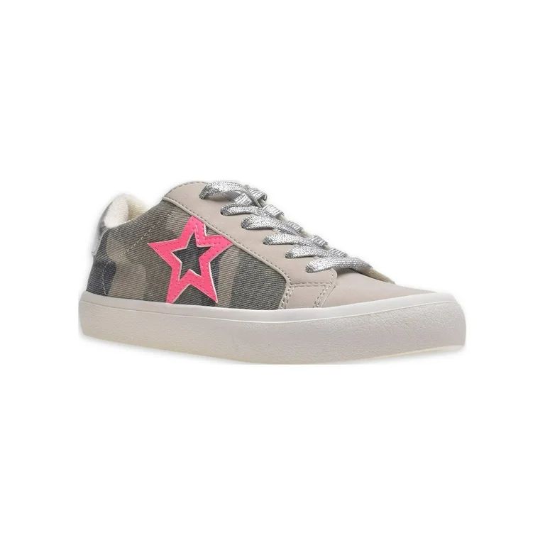 Time and Tru Women's Low Top Fashion Star Sneakers - Walmart.com | Walmart (US)