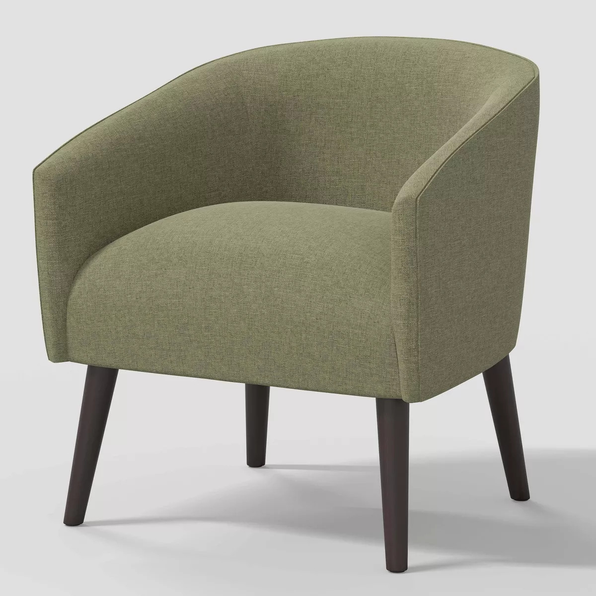 Printers Chair in Textured Linen Zuma Laurel - Threshold™: Upholstered Accent Chair, Pine Frame... | Target