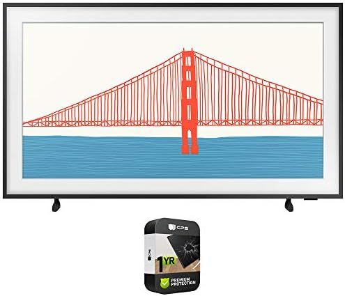 Samsung QN65LS03AAFXZA 65 Inch The Frame QLED 4K Smart TV 2021 Bundle with Premium 1 Year Extende... | Amazon (US)