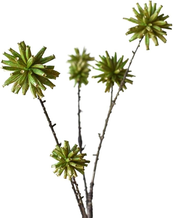 Melorca&Guilla Artificial Plants,4PCS 35.4" Green Faux Branches for Vase,Faux Greenery Stems Fake... | Amazon (US)