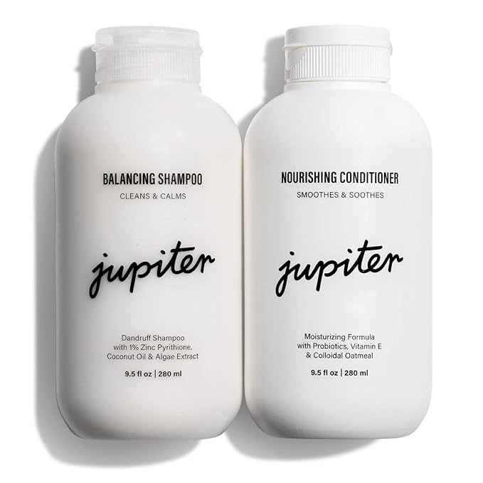 Jupiter Anti Dandruff Shampoo & Conditioner For Women & Men - Balancing Shampoo For Dry, Itchy, O... | Amazon (US)