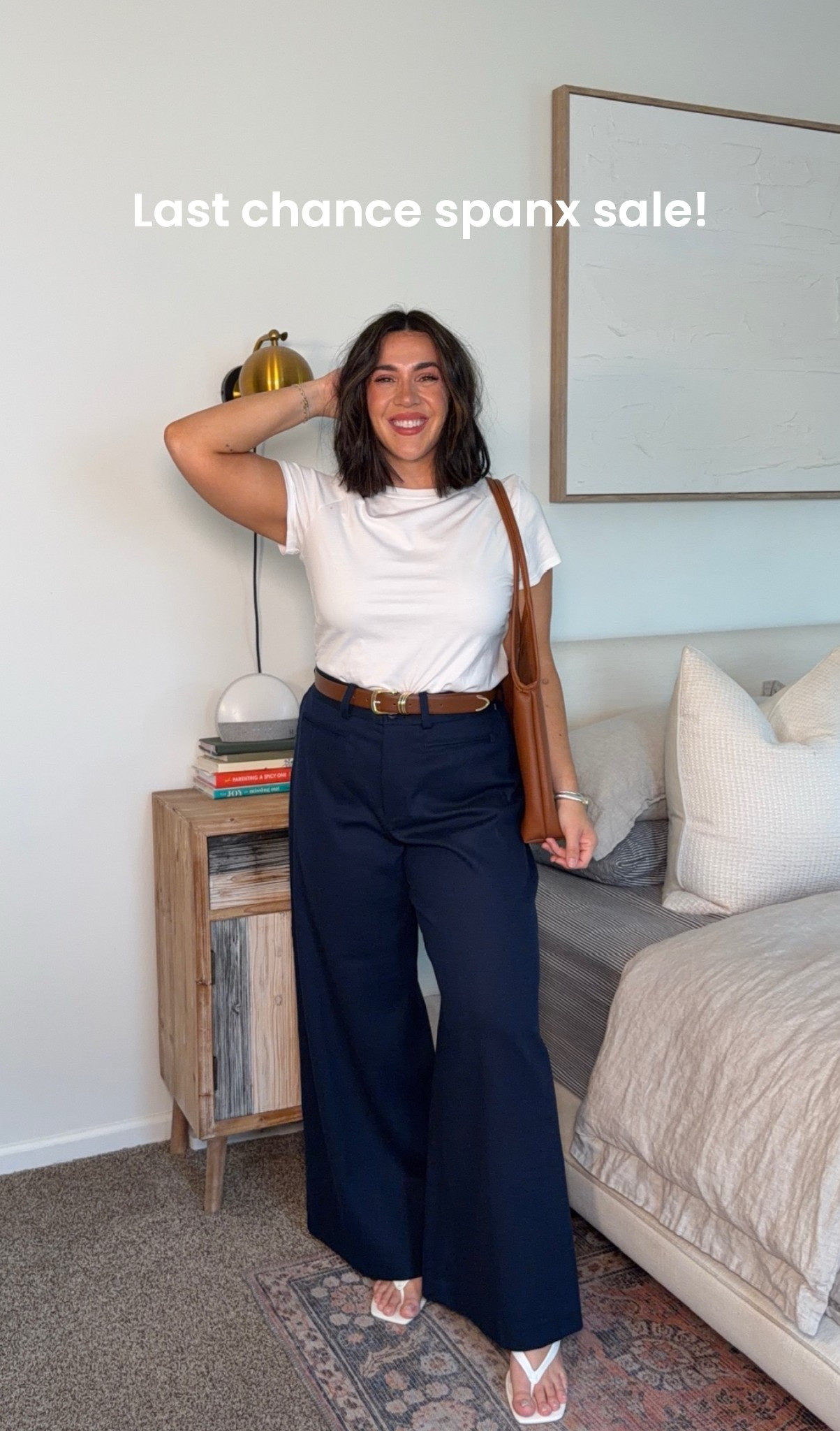 Extra 30% off spanx sale!! These pants are incredible. Elevated teacher/workwear outfit for early fall :)

#LTKWorkwear #LTKMidsize #LTKSaleAlert