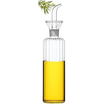 HAIZEEN 16 oz/480ml Non-Drip Olive Oil Dispenser Bottle 100% Glass Oil Carafe Decanter for Kitche... | Amazon (US)