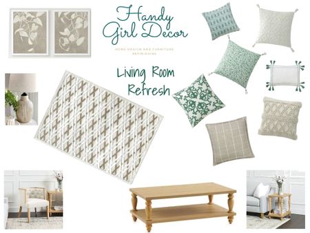 Fun fall Living Room Refresh with neutrals and greens

#LTKhome #LTKstyletip #LTKFind