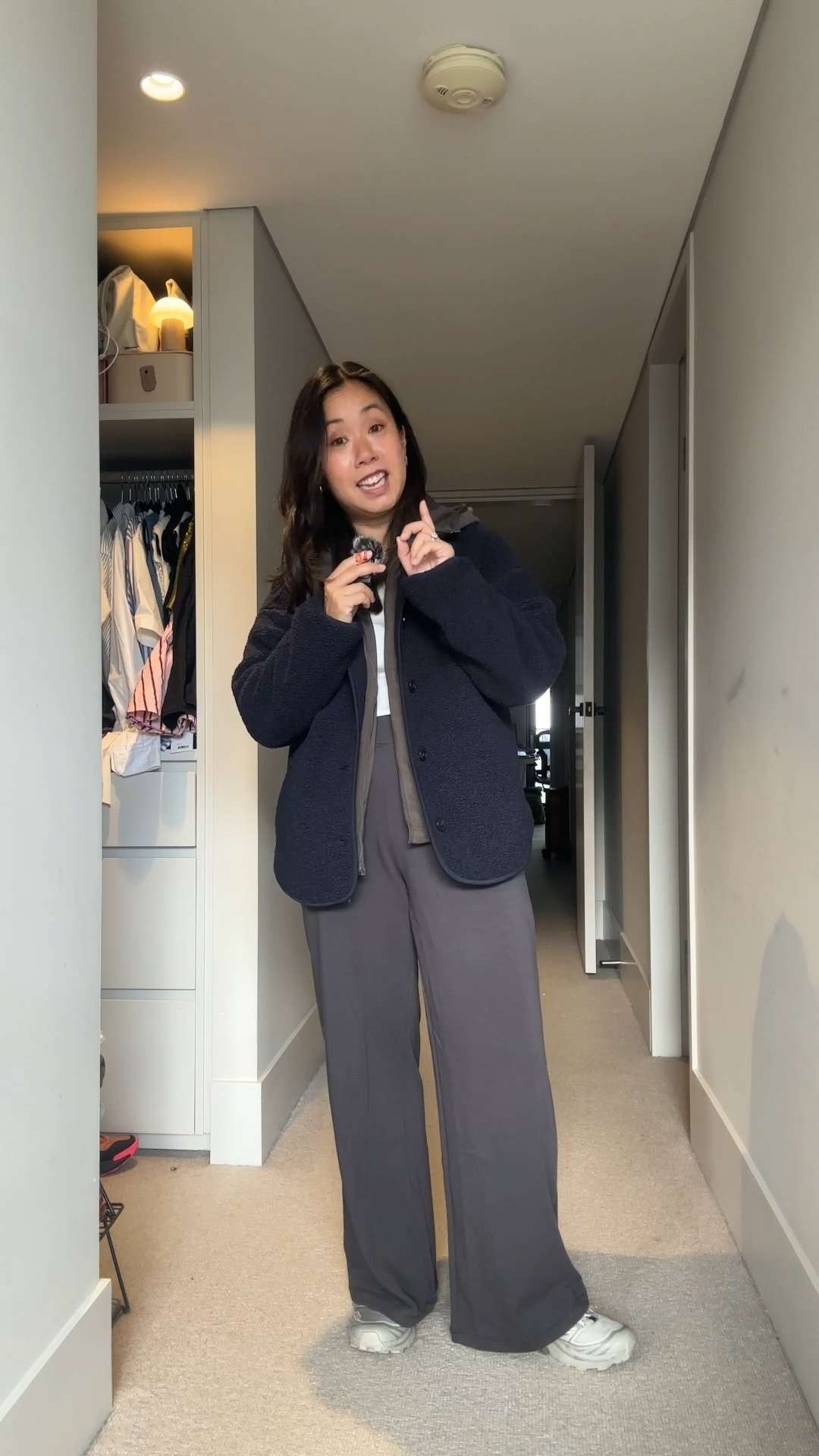 Four cosy comfy outfits featuring pieces from the Uniqlo fleece range! For the fleece cardigan and fleece reversible hoodie, I'm wearing a size S, size S in the fleece pants, size M in the windproof parka, size M in the white tee, size S in my barrel leg pants (which I had hemmed to a 64cm in-seam), size S in all of the heattech pieces and size S in all of the cashmere pieces too.  

 #LTKaustralia #LTKautumn #LTKwinter
